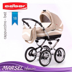 Carucior 3 in 1 Marsel Classic 18 (Bej) Adbor foto