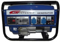 Gpower Generator GP3600E, 2.8 kW, benzina, electric start +baterie foto