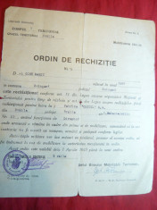 Ordin Rechizitie Personala 1945 - Al II-lea Razboi Mondial foto