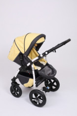 Carucior 2 in 1 Q9 Baby Merc Color 8 (Galben) Baby-Merc foto