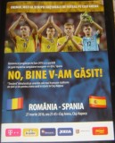 Program Meci Fotbal Romania - Spania 27.03.2016 Cluj-Napoca