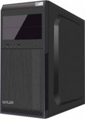 Carcasa DeLux DC610, Middle Tower, neagra, sursa 450W foto