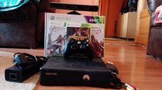Xbox 360 kinect 4 GB +controller+4 jocuri foto