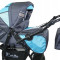 Carucior multifunctional Twist-R cu roti normale T12 (Bleumarin cu Bleu) Kerttu