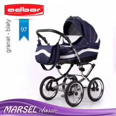 Carucior 3 in 1 Marsel Classic 97 (Bleumarin) Adbor foto