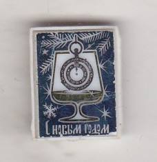 bnk ins Insigna sarbatori - Anul Nou - URSS foto