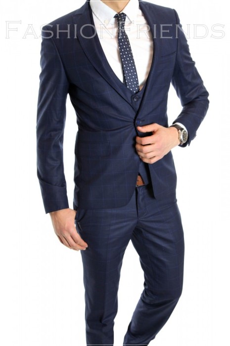 Costum tip ZARA - sacou + pantaloni - vesta costum barbati casual office - 6153 foto mare Costum tip ZARA - sacou + pantaloni - vesta costum barbati casual office - 6153 foto mare