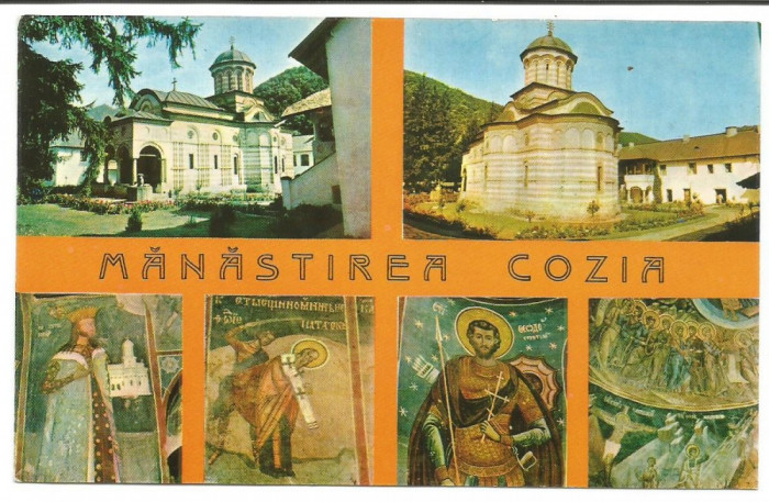 @carte postala(ilustrata) -VALCEA-Manastirea Cozia