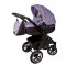 Carucior 2 in 1 Stars 2 (Violet cu Negru) Kummer