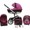 Carucior 3 in 1 Stars Bianco 05 (Magenta Jeans cu Lana) Kummer