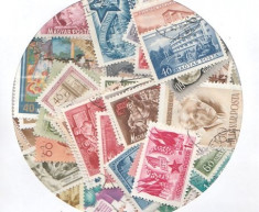 Pachet 100 timbre diferite Ungaria, stampilate foto