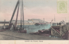 GALATI SALUTARI DIN PORTUL GALATI CIRCULATA 1908 TCV foto