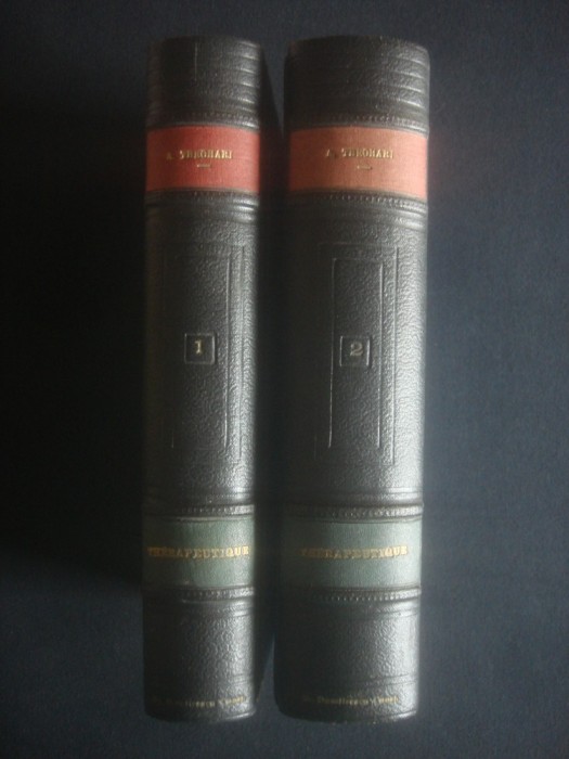 A. THEOHARI - TRAITE DE THERAPEUTIQUE 2 volume {1936}
