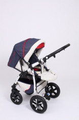 Carucior 2 in 1 Q9 Baby Merc Color 22 (Navy Red White) Baby-Merc foto
