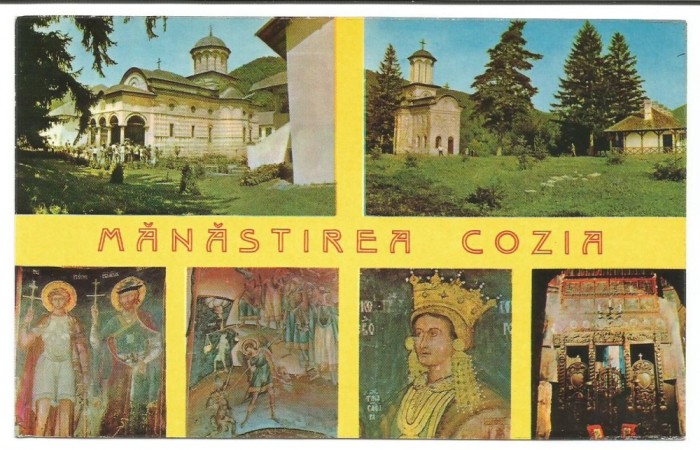 @carte postala(ilustrata) -VALCEA-Manastirea Cozia