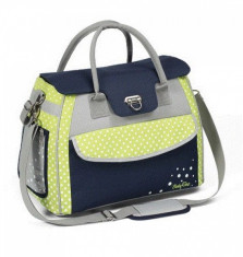 Geanta pentru mamici Style green-navy BabyOno foto