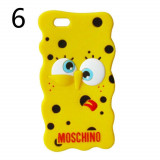 Husa silicon CARTOON ANIMAL Iphone 6 4,7&quot; antisoc + folie protectie ecran