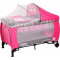 Patut pliant Grande cu vibratii 120 x 60 cm Pink Caretero