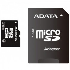 ADATA 32Gb, AUSDH32GCL4-RA1 ,Clasa 4, Micro Secure Digital Card cu adaptor SD foto