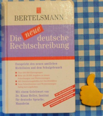 Die neue Deutsche Reichtschreibung Bertelsmann foto
