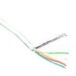 Cablu ecranat 8 x 0,22, PVC alb Ceam, antiflacara foto