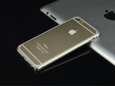 Bumper iPhone 6 6S Aluminiu Silver foto