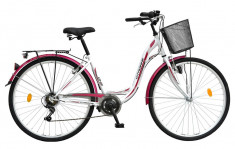 Bicicleta oras Citadinne 2834 - model 2015 28&amp;#039;-Alb-450 mm - OLN-ONL8-21528340000|Alb|Cadru 450 mm foto