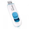 ADATA 64Gb, C008, USB2.0, alb+albastru USB Flash Drive AC008-64G-RWE