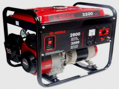 Weima Generator WM-3200, 2.8 kW, benzina, pornire manuala foto