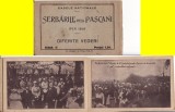 Pascani (Iasi) - Serbarile 1919-Leporello- Carnet 6 vederi-rara