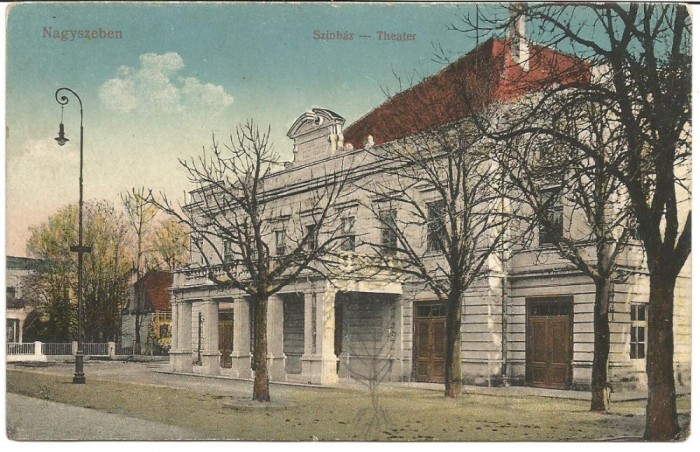 !!! SIBIU - TEATRUL - 1915 - NECIRCULATA