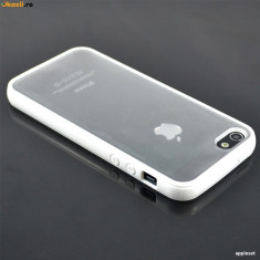 Husa iPhone 4 4S TPU Spate Mat White foto