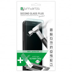 Folie Sticla Ecran Antisoc Samsung S6 4smarts Second Glass PLUS Blister foto