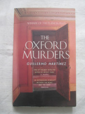 Guillermo Martinez - The Oxford Murders _ carte in limba engleza foto
