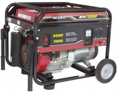 Weima Generator WM-7000, 6.5 kW, benzina, pornire manuala foto