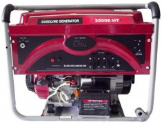 Weima Generator WM-3500E-HT, 3.2 kW, benzina, pornire electrica+baterie, cu roti foto