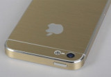 Folie iPhone 5 5S SE Spate + Laterale Gold, Colorata, Apple