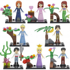 Set minifigurine tip LEGO Disney Princess Ariel Merida Rapunzel Cinderella foto