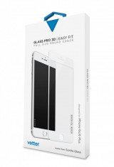 Folie Iphone 6 / 6S Plus Vetter 3D Tempered Gorilla Glass Easy Fit Alba / White foto