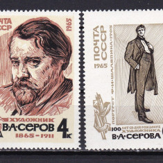 Rusia 1965 pictura MI 3082-3083 MNH w30