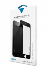 Folie Iphone 6 / 6S Plus Vetter 3D Tempered Gorilla Glass Easy Fit Neagra / Black foto