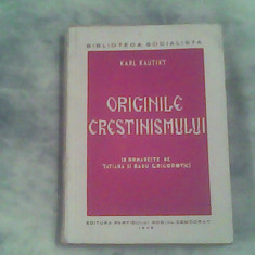 Originile crestinismului-o cercetare istorica-Karl Kautsky