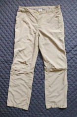 Pantaloni outdoor Jack Wolfskin Travel, detasabili; marime L (42); ca noi foto