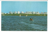 @carte postala(ilustrata)-CONSTANTA- Pe lacul Suitghiol, Necirculata, Printata