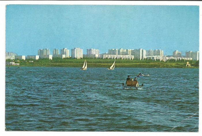 @carte postala(ilustrata)-CONSTANTA- Pe lacul Suitghiol