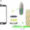 Ecran Geam Sticla Samsung Galaxy S3 Negru+Buton home+loca cleaner+adeziv gratuit