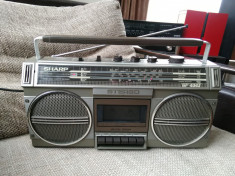 Radiocasetofon Sharp GF 4343, vintage boombox, stare excelenta. foto