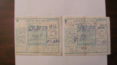 GE - Lot 2 bilete LOTO 1987 foto