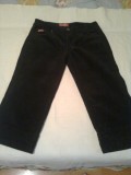 Pantaloni Dama Velur 3/4 M, Elastic, Talie 38cm, Sold 47cm