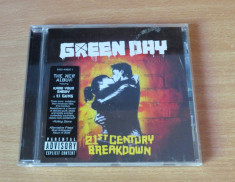 Green Day - 21st Century Breakdown CD foto